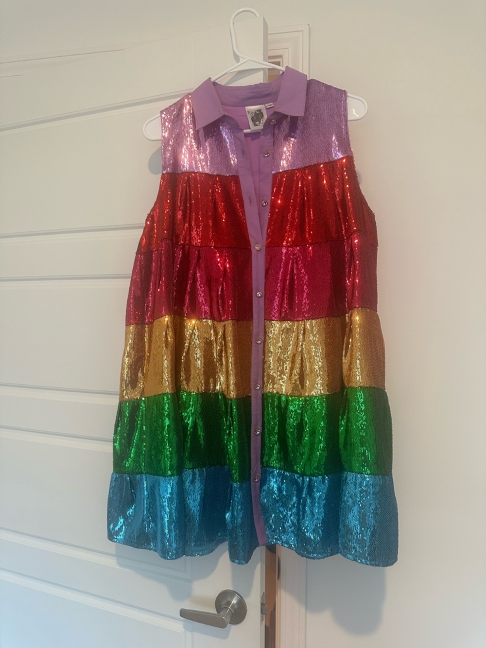 Queen of Sparkles Rainbow Dress